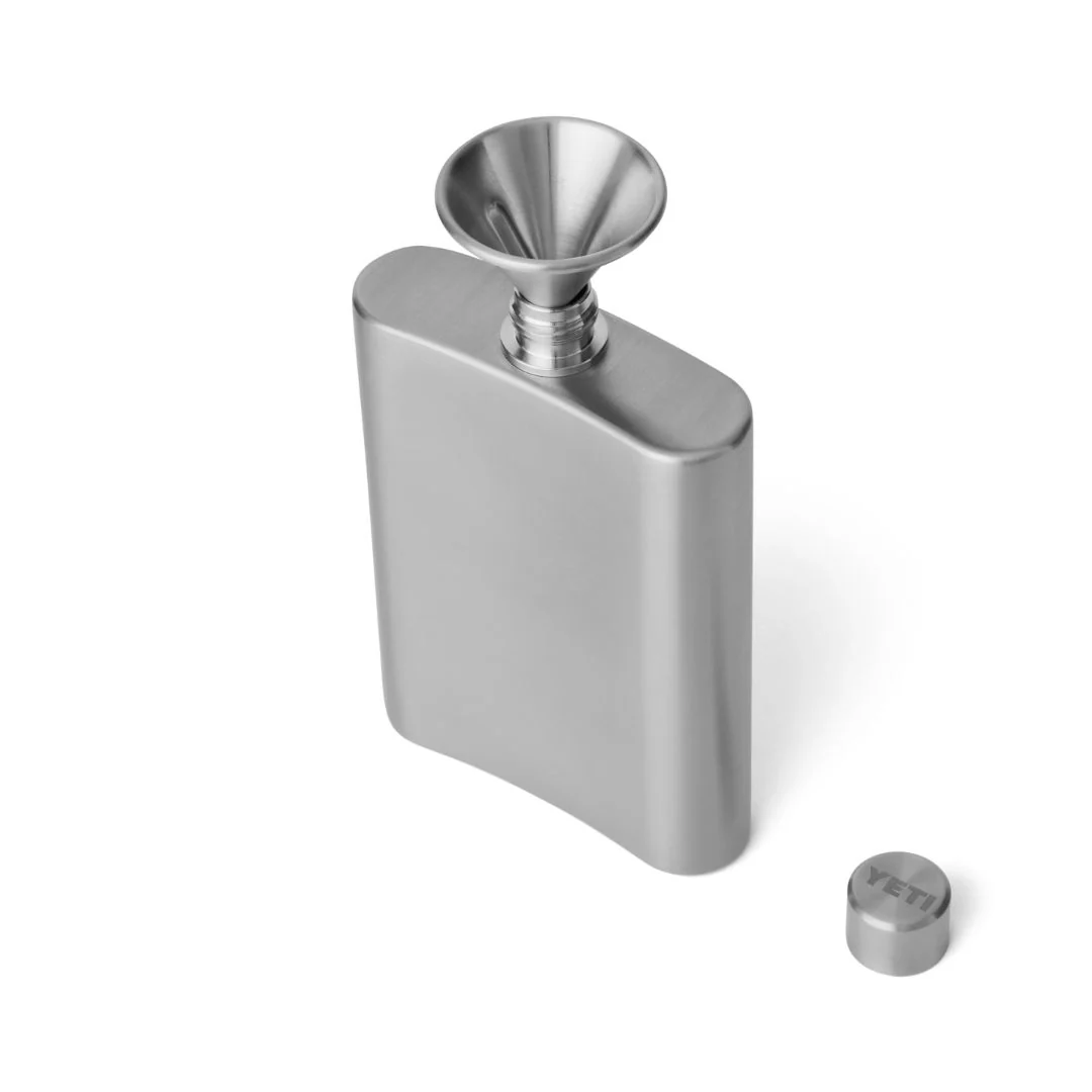 YETI Flask in Stainless Steel - Image 6