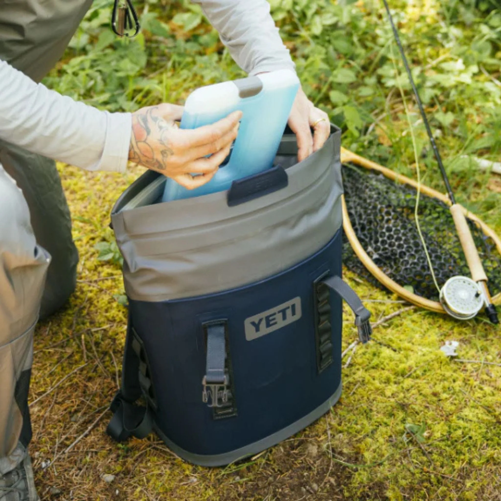 YETI Hopper M12 Backpack in Black Forest Green - Image 11