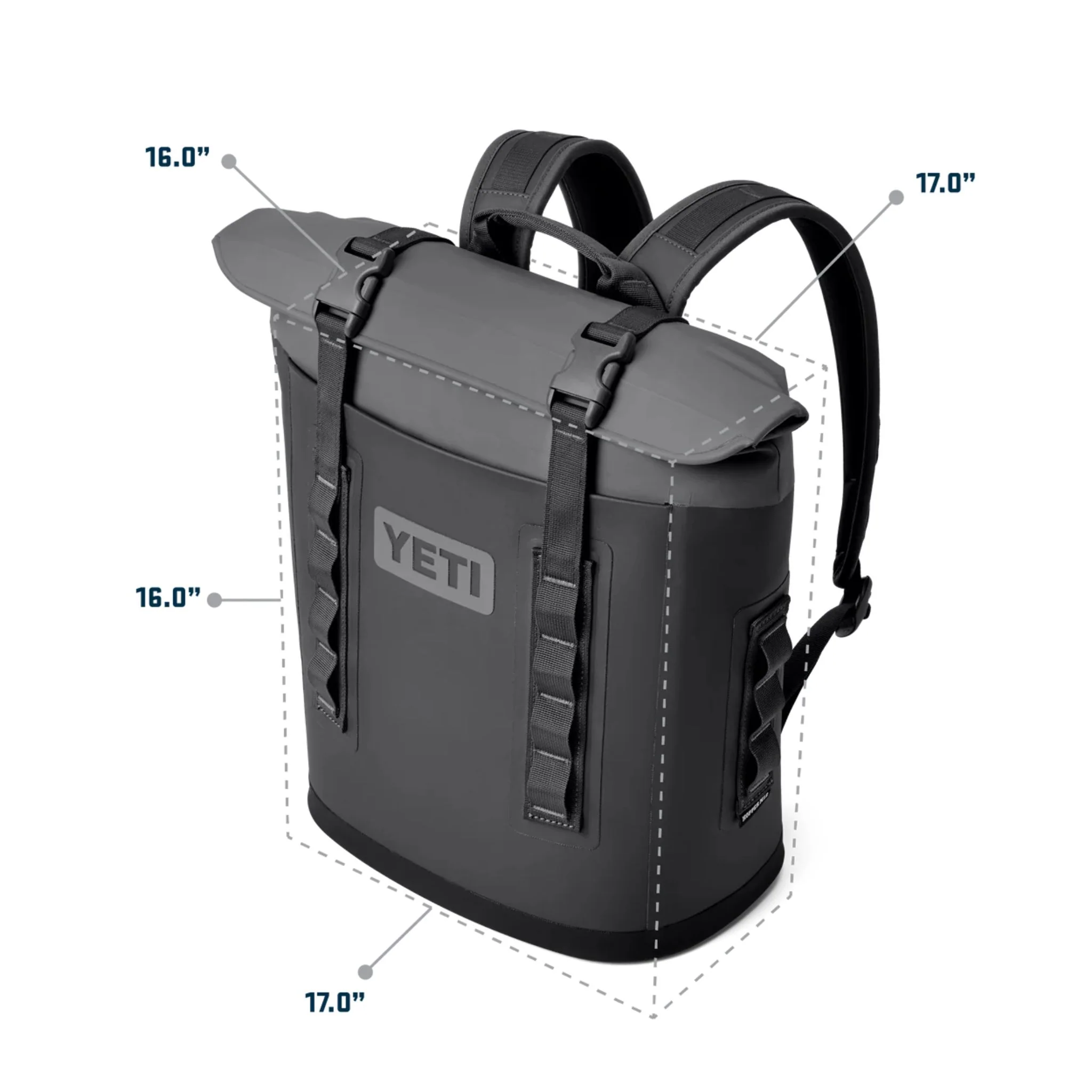 YETI Hopper M12 Backpack in Black Forest Green - Image 9