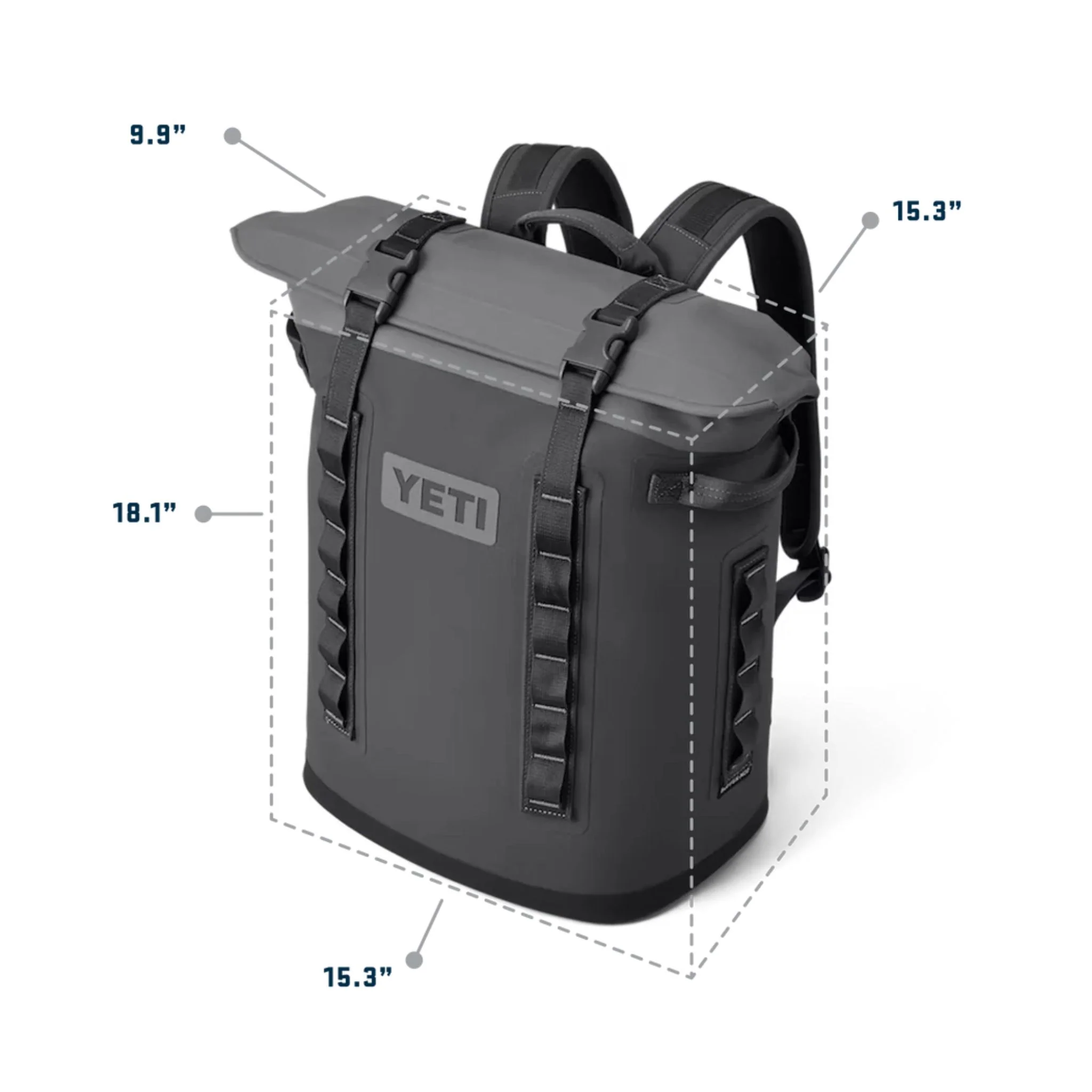 YETI Hopper M20 Backpack in Navy - Image 12