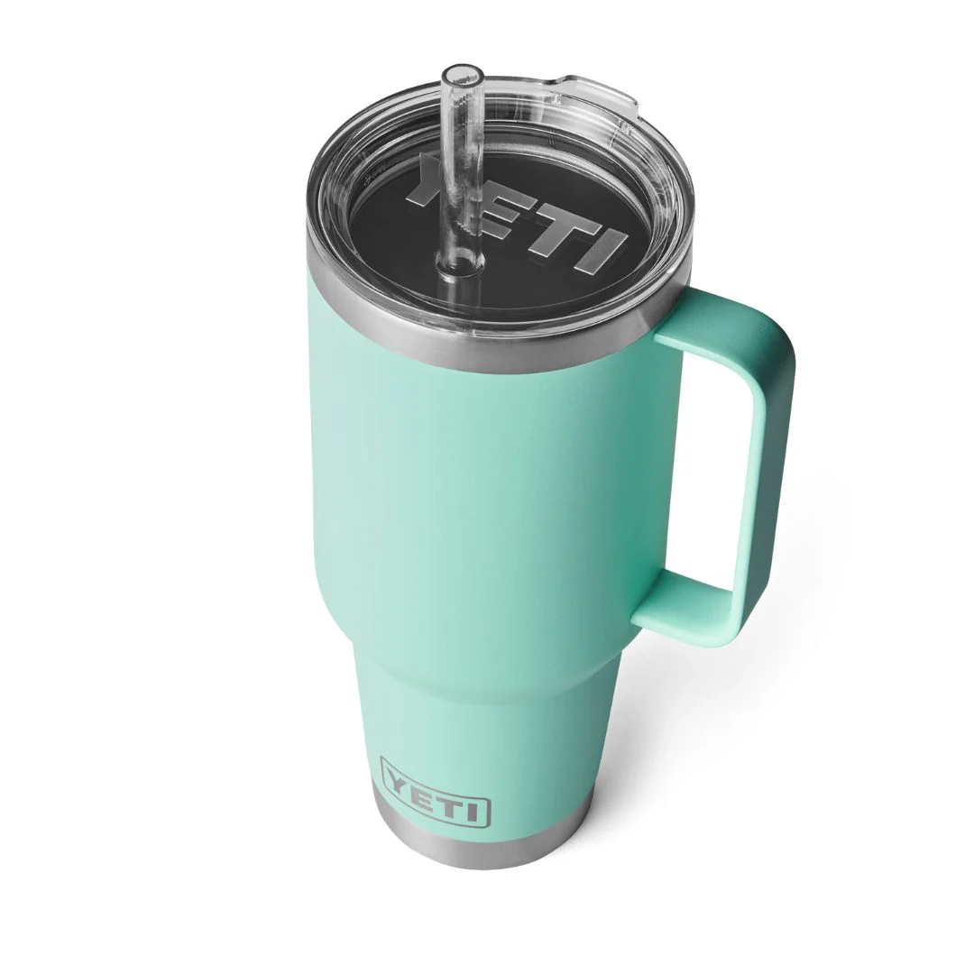 YETI Rambler 42 Oz Straw Mug in Seafoam (1242ml) with Straw Lid - Image 2