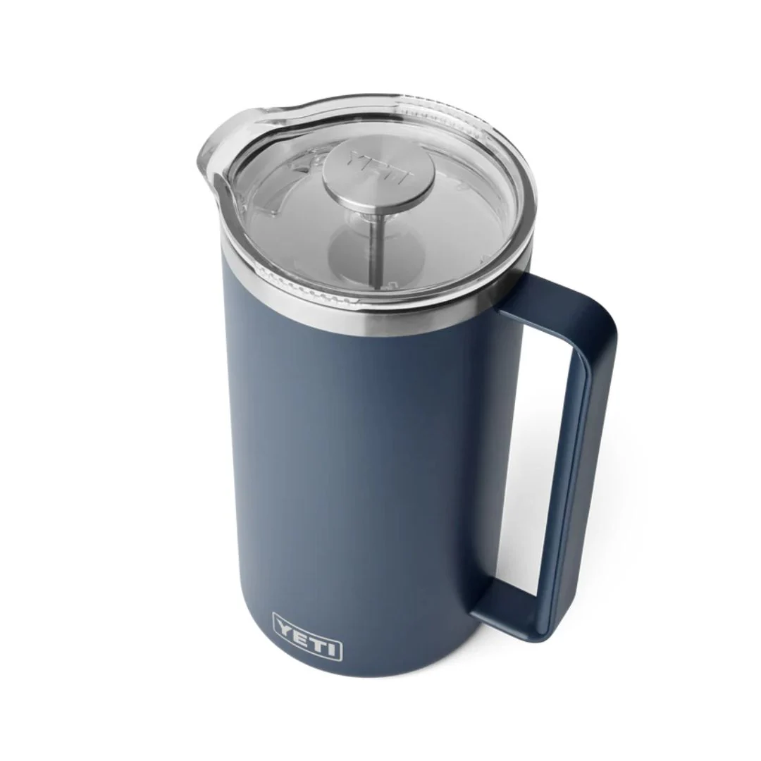 Yeti Rambler 64 Oz French Press in Navy (1.8L) - Image 8
