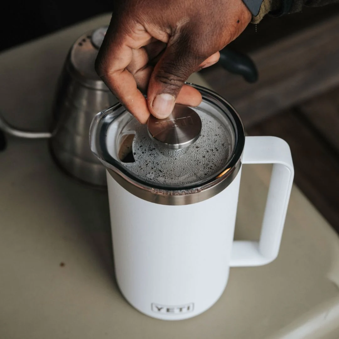 Yeti Rambler 64 Oz French Press in White (1.8L) - Image 4
